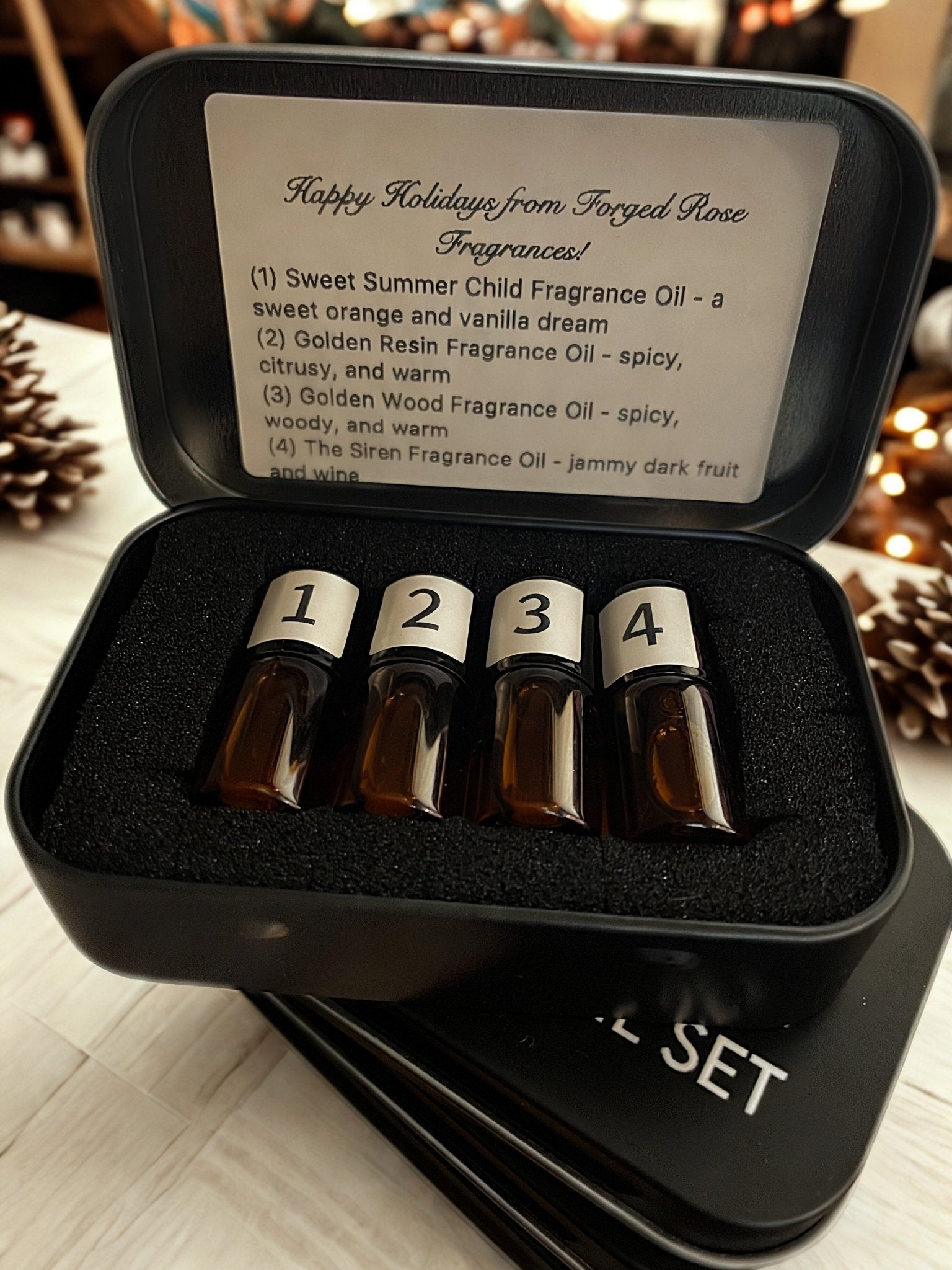 Fragrance Oil Discovery Sets - Forged Rose Fragrances