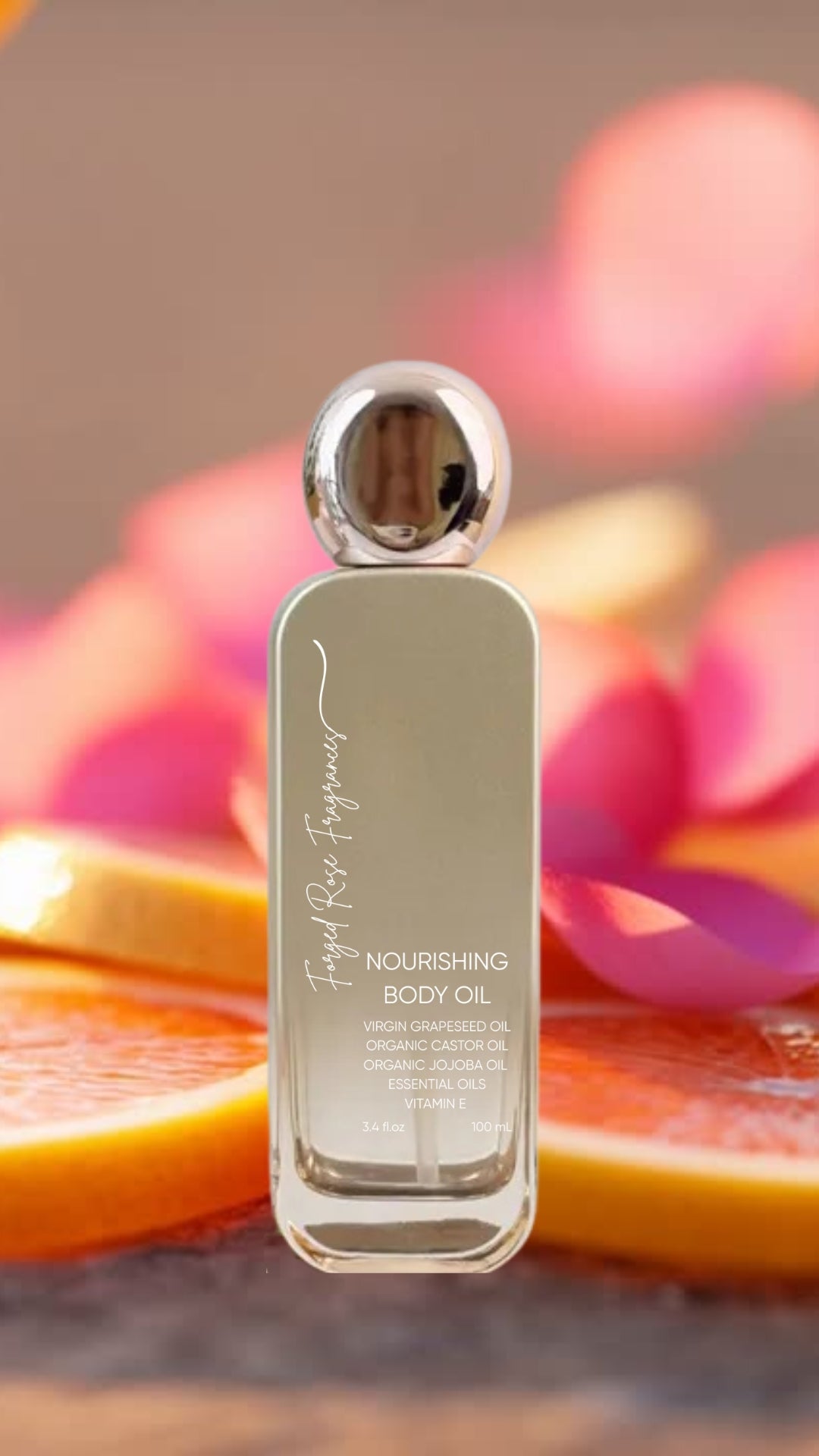 Pink Tea Rose Nourishing Body & Hair Oil - Forged Rose Fragrances