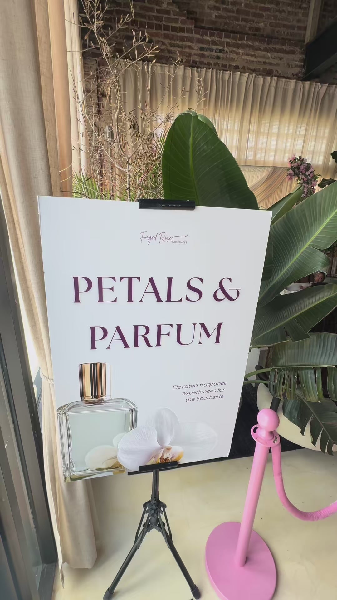 Guests enjoying a Petals & Parfum fragrance experience