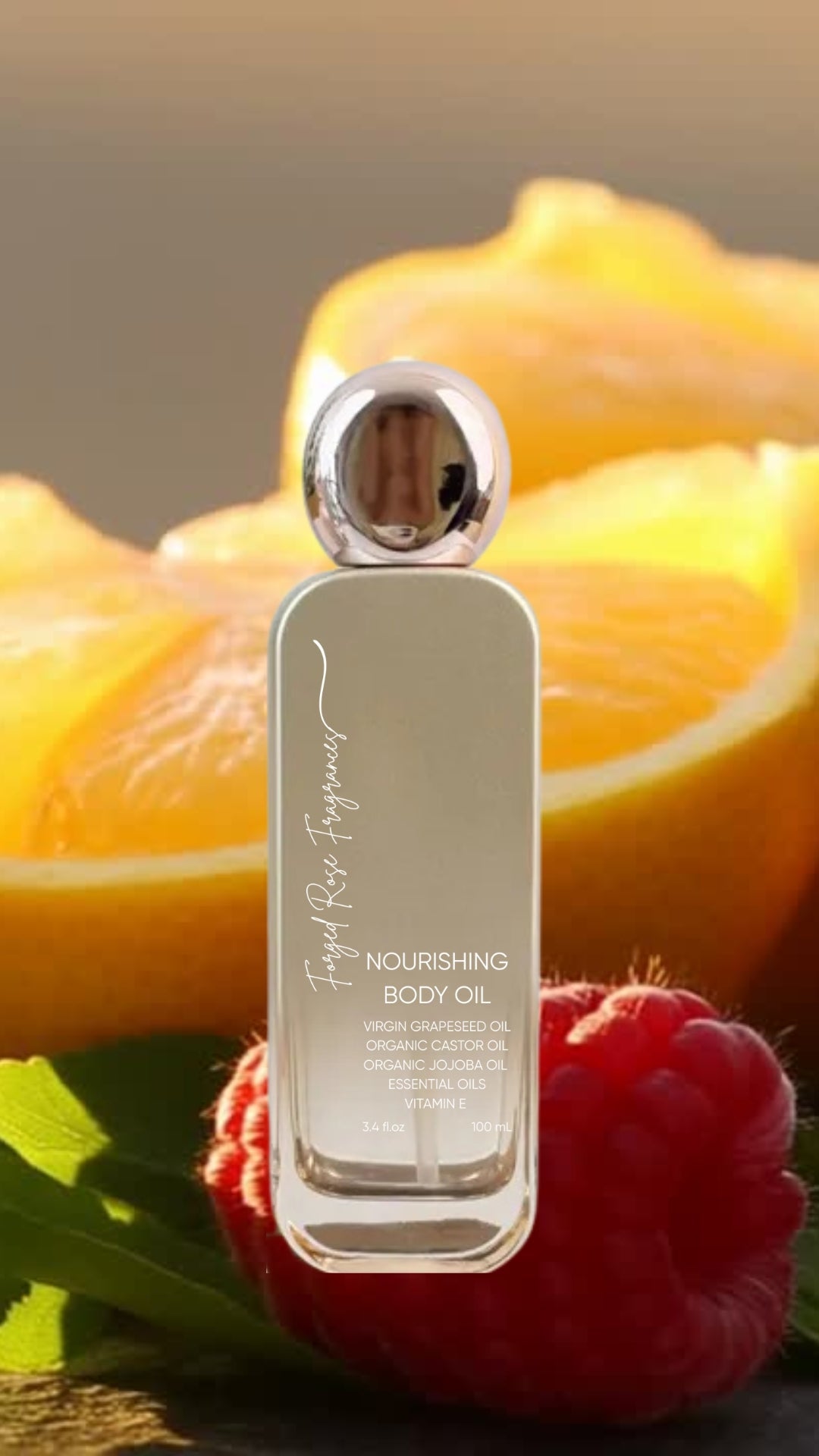 The Aurelia Nourishing Body & Hair Oil - Forged Rose Fragrances